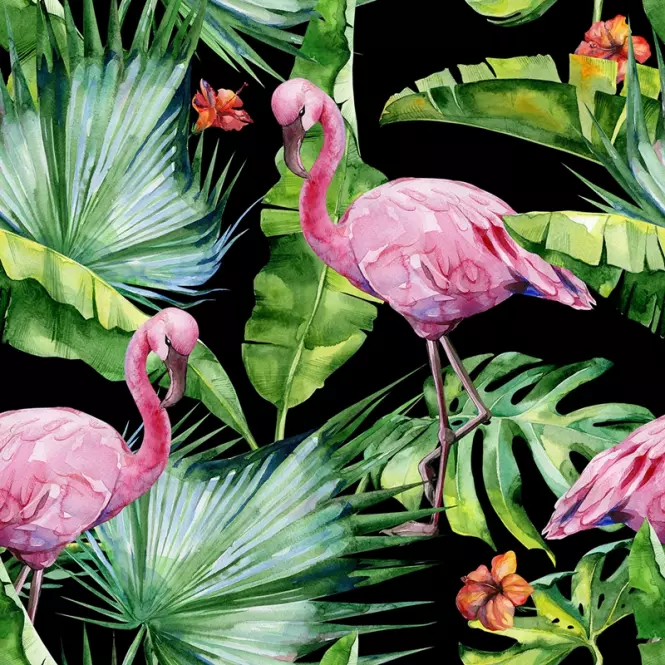 Gresový obklad Dekor Mural 60/60 Jungle 4 Black