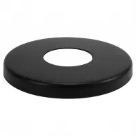 Rozeta 3/4” ploská čierna