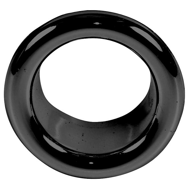 Rozeta umývadlová čierna 25 mm