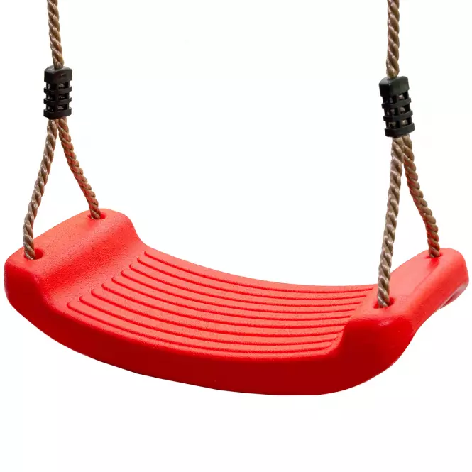 Sedadlo hojdačky 40 cm červené,5