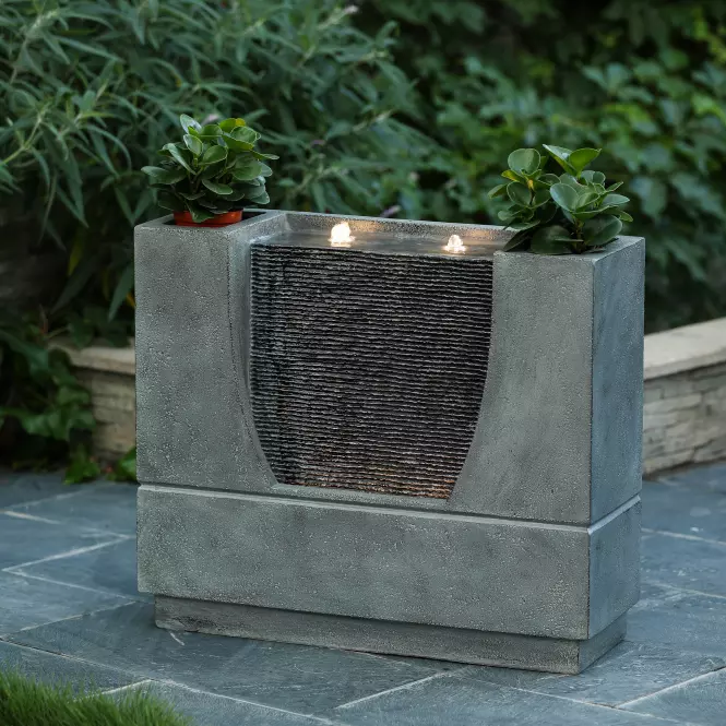 Záhradná fontána WXF2105958 +LED
