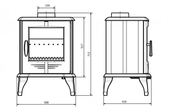 Krbové kachle P8 7.9kW  Eko