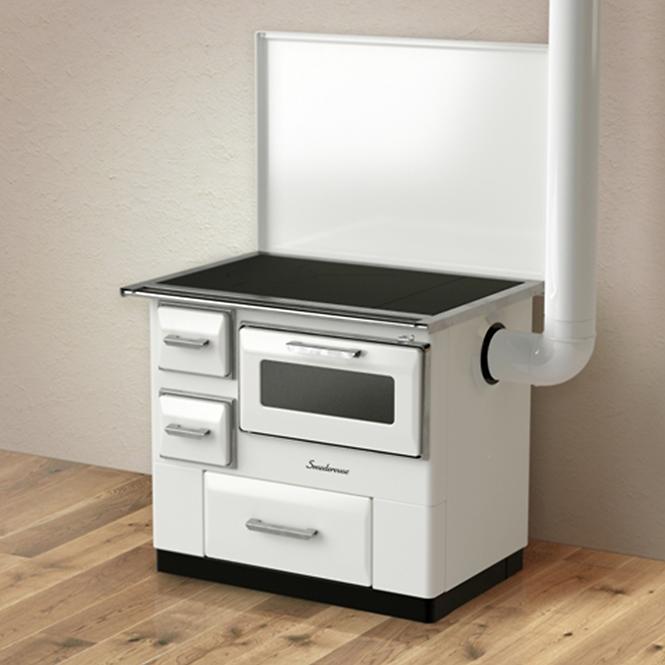 Sporák Luna 7 KW pravý biely,2