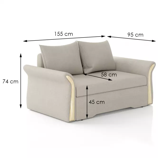 Pohovka Nata Fantasy Velvet 312,5