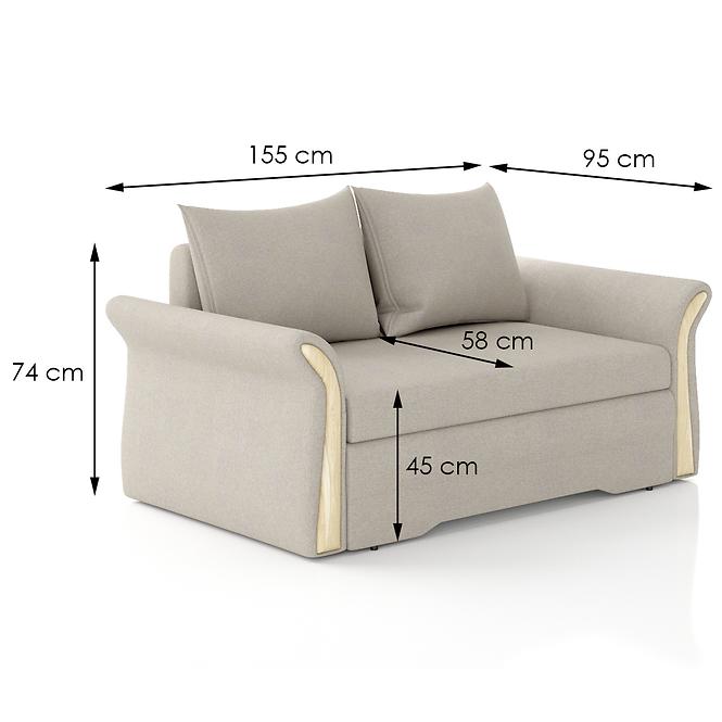 Pohovka Nata Fantasy Velvet 312,5