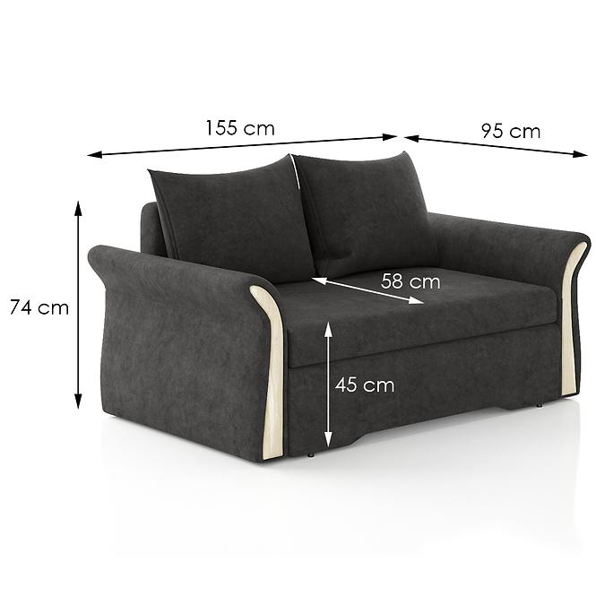 Pohovka Nata Fantasy Velvet 315,5