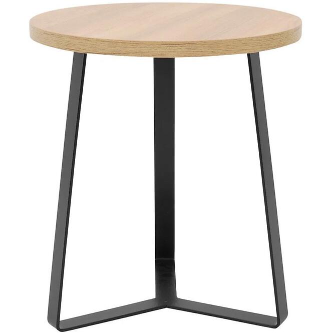 Konferenčný stolík Madox 45x50 prírodné/kov