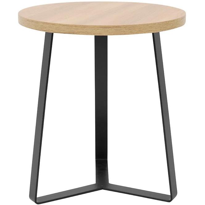 Konferenčný stolík Madox 45x50 Prirodzené /kov