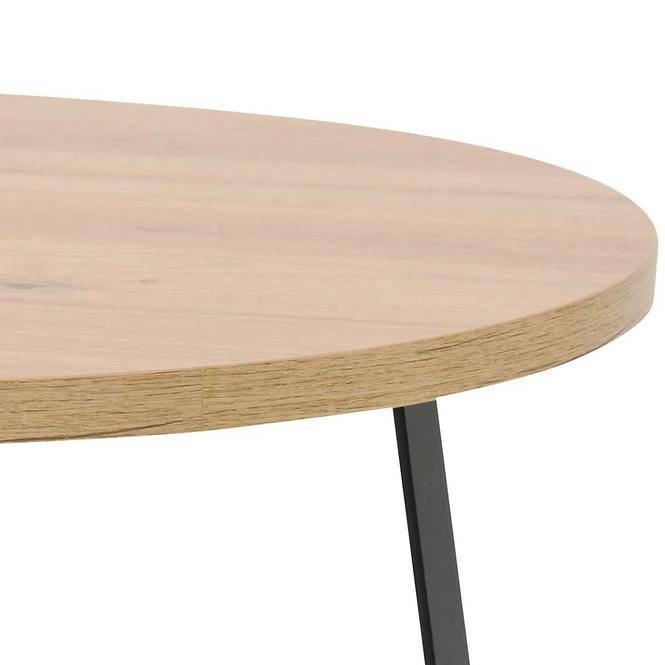 Konferenčný stolík Madox 70x40 Prirodzené /kov