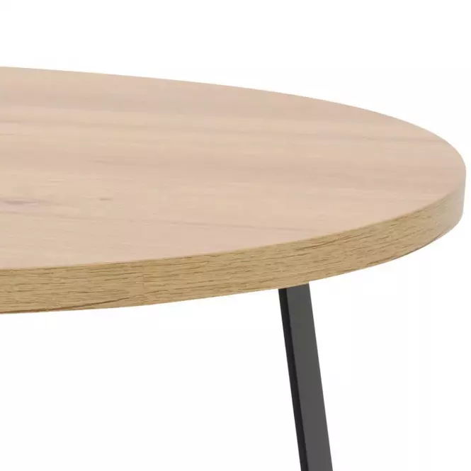 Konferenčný stolík Madox 70x40 Prirodzené /kov,3