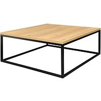 Konferenčný stolík Lennox 85x85x36 prírodný/kov