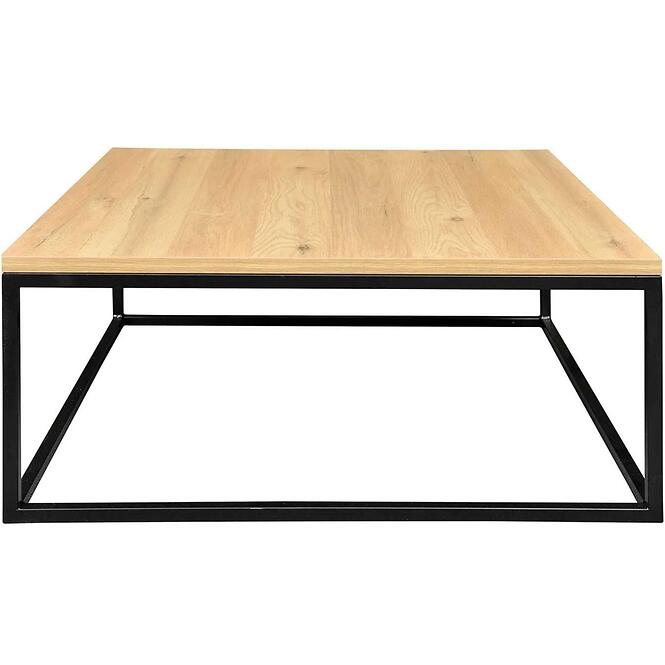 Konferenčný stolík Lennox 85x85x36 prírodný/kov