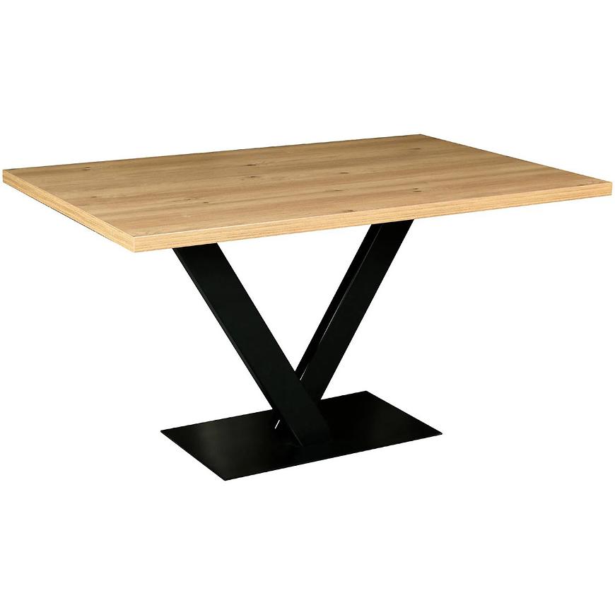Stôl Verona 140x90x79 Dub /Kov