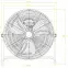 Ventilátor kov 19,5” VO0548 chróm,3
