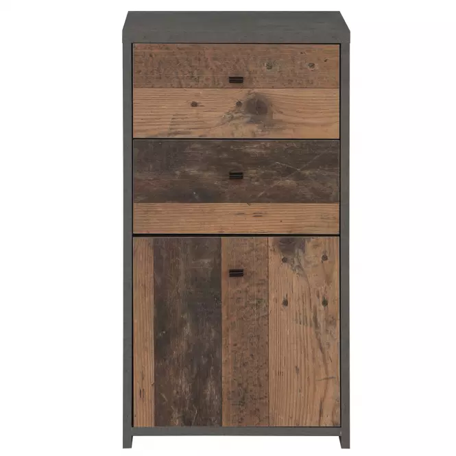 Komoda Best Chest Old Wood Vin/betón,4