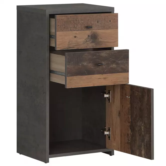 Komoda Best Chest Old Wood Vin/betón,5