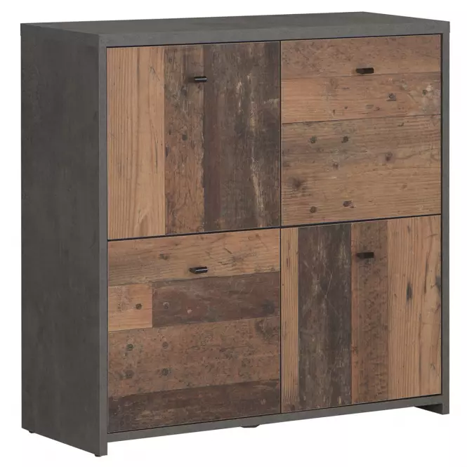 Komoda Best Chest Old Wood Vin/betón
