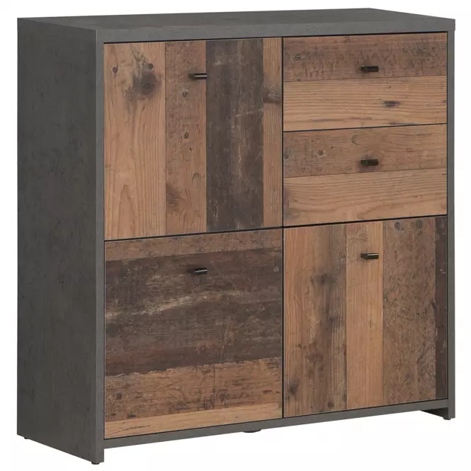 Komoda Best Chest Old Wood Vin/betón