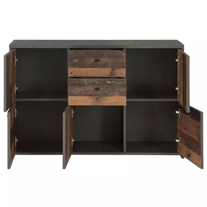 Komoda Best Chest Old Wood Vin/betón,6