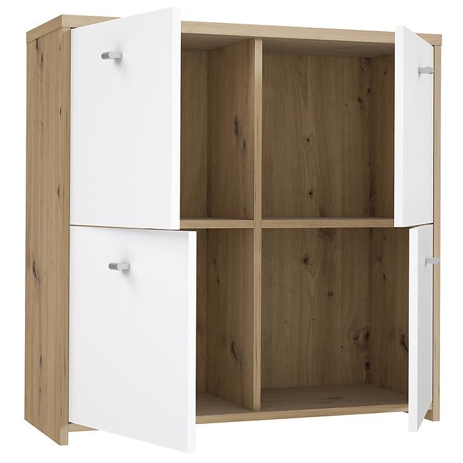 Komoda Best Chest Dub Artisan/Biely,5