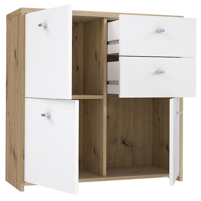 Komoda Best Chest Dub Artisan/Biely,5