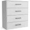 Komoda Scala 4S Biely