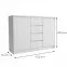 Komoda Aston 2D4S Biely,2