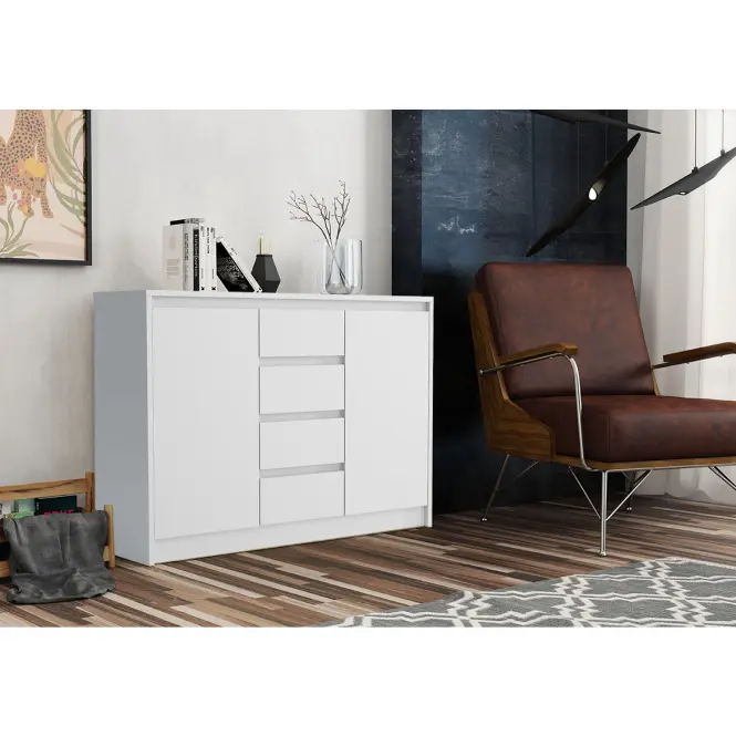 Komoda Aston 2D4S Biely,3
