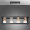 Lampa 15476-4H čierna-zlatá LS4,2
