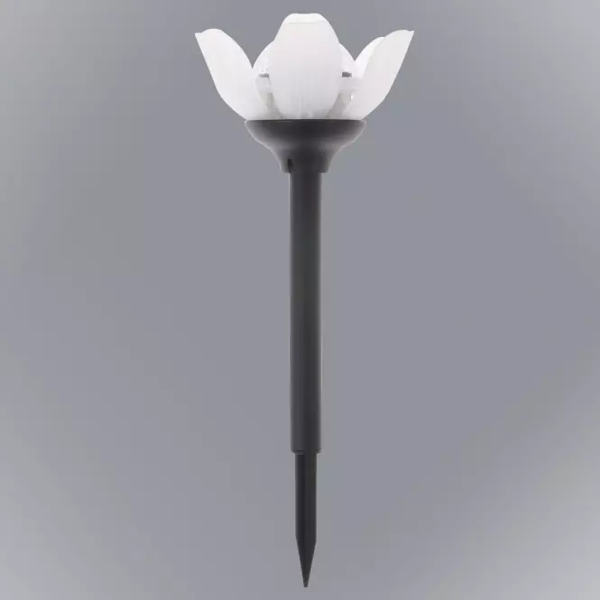 Solárna lampa biely tulipán  ST 93