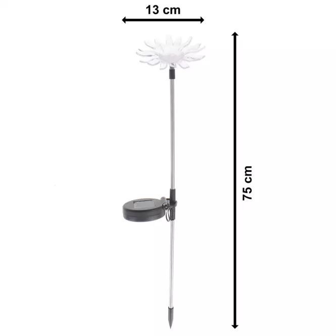 Solárna lampa kvety MIX A2143
