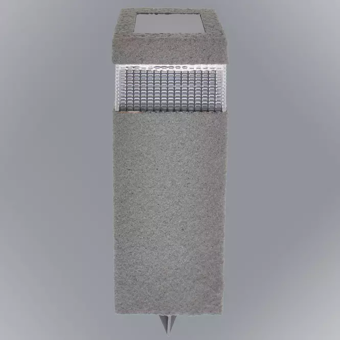 Solárna lampa ZK8071A stĺpik Beton