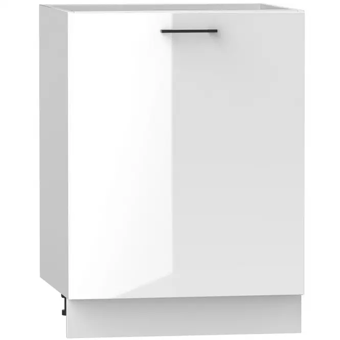 Kuchynská skrinka Oscar D60pc Pl biely lesk/biela