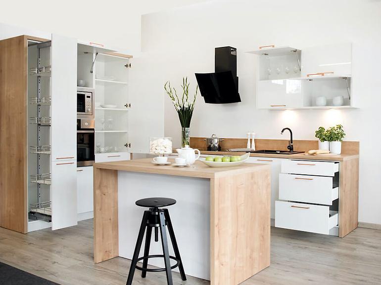 Kuchynská skrinka Oscar D60sł 2133 Pl 2fr biely lesk/biela,8