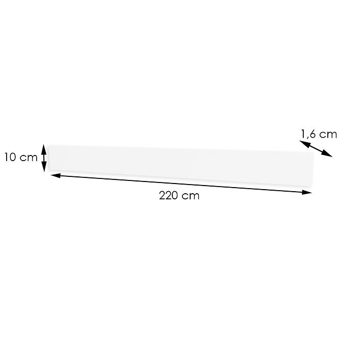 Sokel Oscar/Bono 2,2 m biela,2