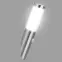 Nástenná záhradná lampa INOX 8263 LP451