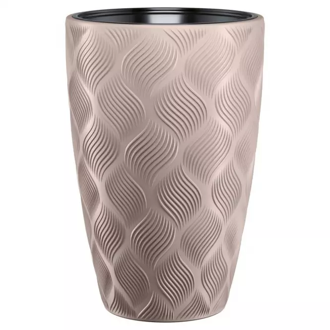 Kvetináč Flow Slim 30 taupe