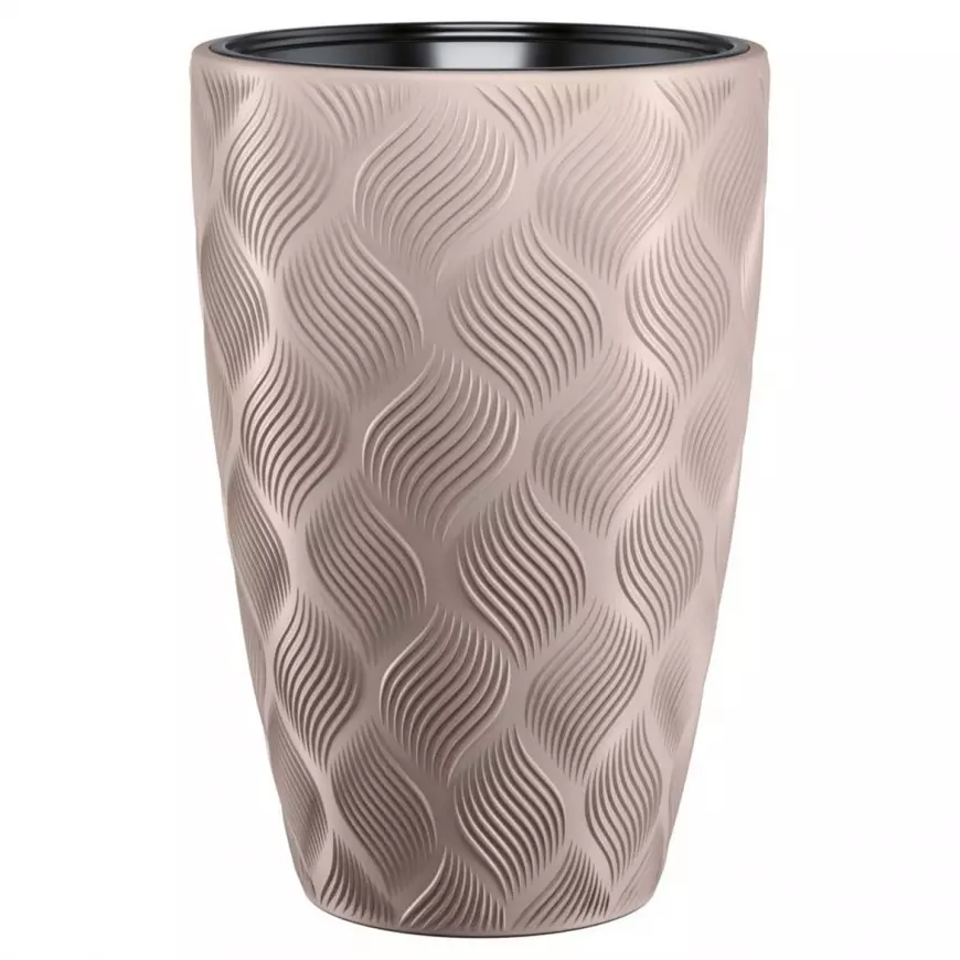 Kvetináč Flow Slim 30 taupe