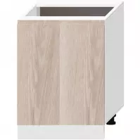 Kuchynská skrinka Livia  D60ZL PL dub tajga/biela