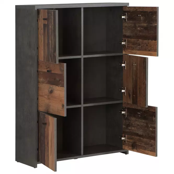 Komoda Best Chest Old Wood Vin/betón,5