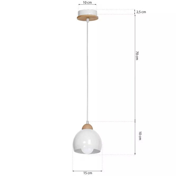 Luster Dama White MLP6440 LW1