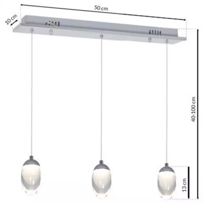 Luster LED ML428 Ovo LW3