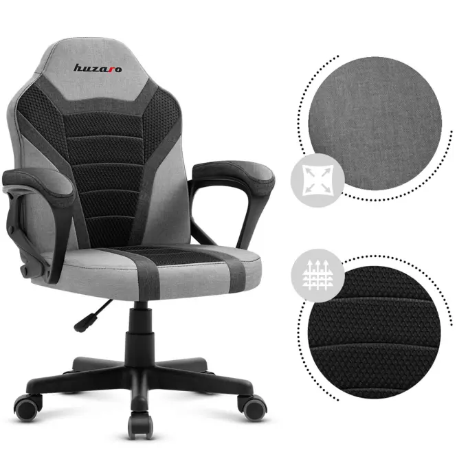 Otočné Kreslo Ranger 1.0 Grey Mesh,11