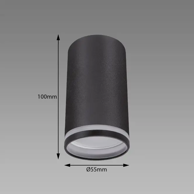 Nástenné svietidlo Zula DWL GU10 Black 03990 K1,2
