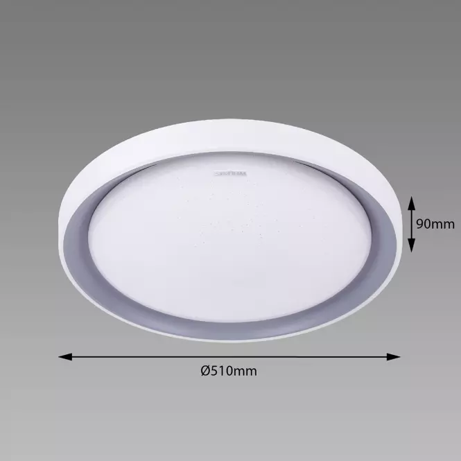 Stropná lampa Ariel LED C 48W  04012 PL1