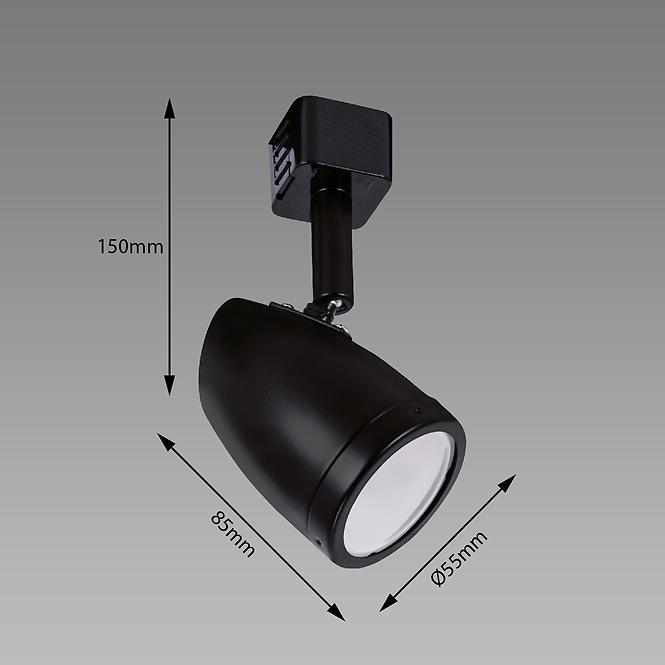 Nastenná lampa Berlin GU10 Black 03503 K1