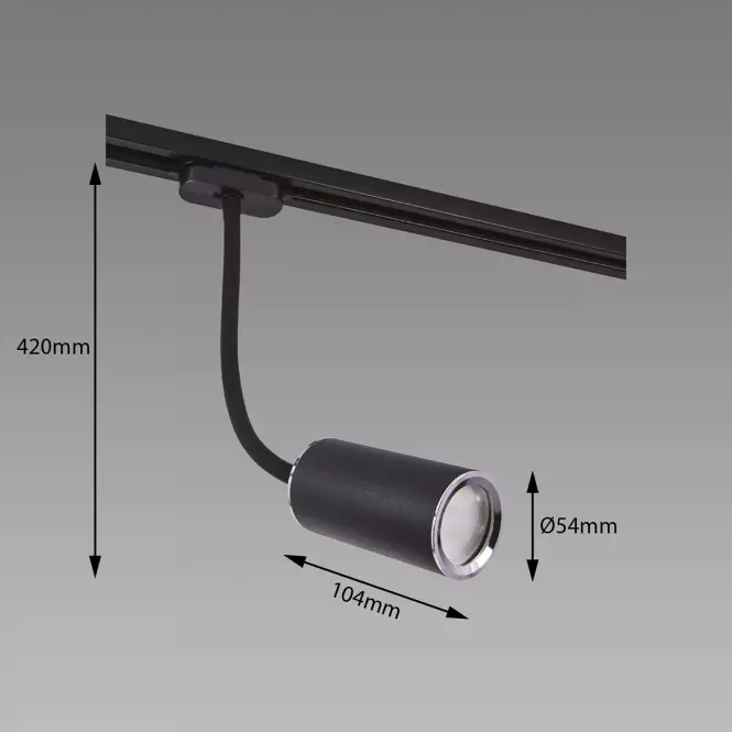 Nastenná lampa Megan Tra 42 GU10 Black 03815 K1