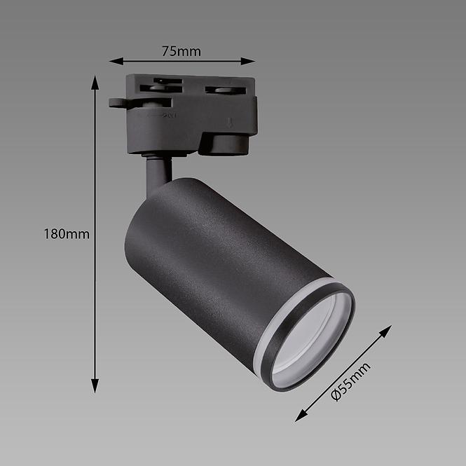 Nastenná lampa Zula Tra GU10 Black 03992 K1