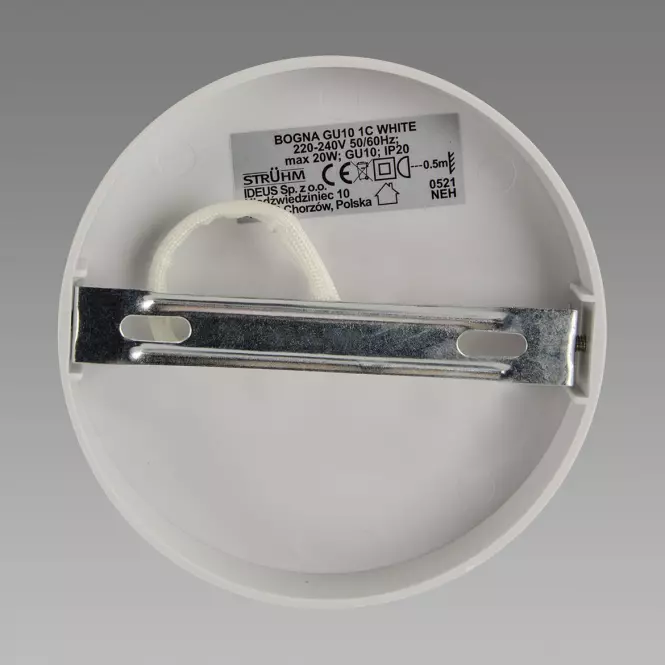 Nástenná lampa Bogna GU10 1C White 03982 K1,4
