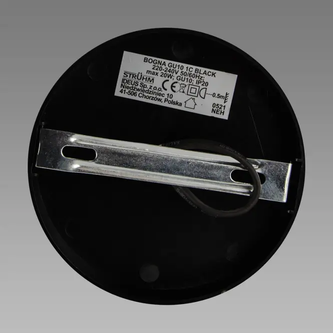 Nástenná lampa Bogna GU10 1C Black 03983 K1,4